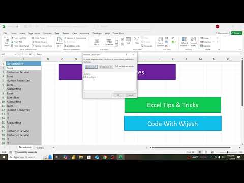 Remove Duplicate Data in Excel | Excel Tips and Tricks
