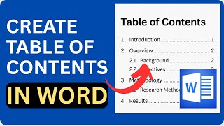 How to Create a Table of Contents in Word (Step-by-Step Tutorial)