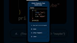 Only Coding Masters Can Solve This! 🔥 Write Your Answer in the Comments! python exercise 25 #shorts