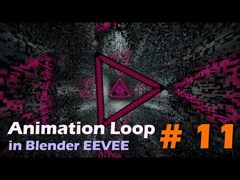Animation Loop in Blender EEVEE - # 11 - (SCIFI Tunnel)