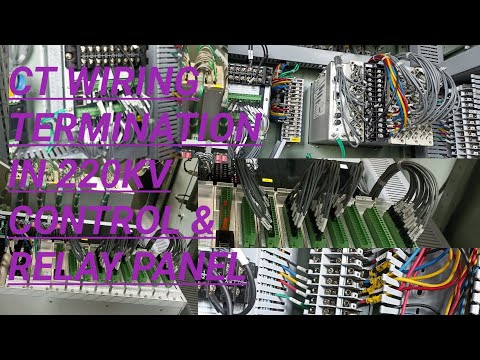 Current transformer prictical wiring termination in 220kv control & Relay panel me kese karte h