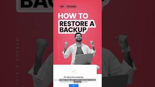 Restore Your WordPress Site from Backup in Seconds! 🔁 #wordpress #wpstaging