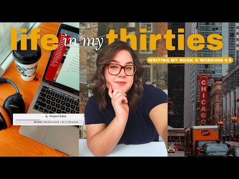 life in my 30s ⭐️ writing a book & working 9-5 #diml #weeklyvlog #writing