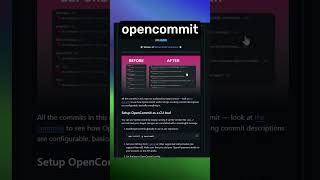 This repo makes your commit messages better with ai #ai #coding #programming #code