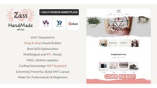Zass - WooCommerce Theme for Handmade Artists and Artisans | Themeforest Website Templates and