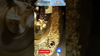 CNC Swiss lathe small part manufacturing #camsoftware