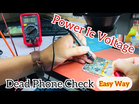 How To Check Dead Phone/Charging Ic & Power Ic Input Output Voltage,,👍🏻