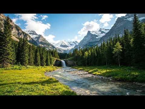 Beautiful nature with a beautiful environment #ai #veo3 #viral #nature 