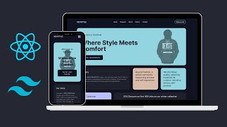 Build website landing page with react and TailwindCSS | Project Tutorial