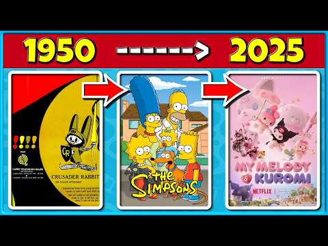 Evolution of Cartoons - 75 Years!