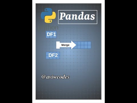 Merge/join 2 pandas dataframes. #pandasdataframe #pythonpandas #pythonprogramming