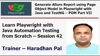 S#42: Generate Allure Report using Page Object Model in Playwright with Java & TestNG – POM Part VII