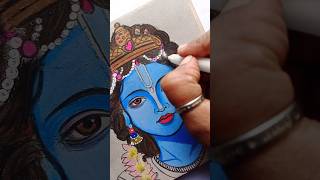 krishna Ji Painting💙😍 #shorts #art #krishna
