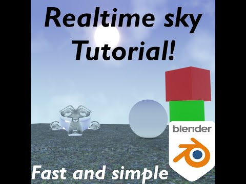 Blender realtime sky tutorial!