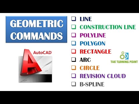 AutoCAD Geometric Commands