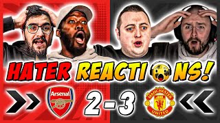 Man United's Rivals & Haters STUNNED 😲 Reactions to Arsenal 2-3 Man United | Premier League