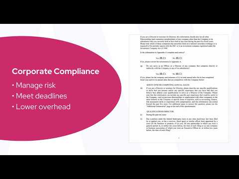Automate Directors’ & Officers’ (D&O) Questionnaires with Avvoka—just in time for proxy season!