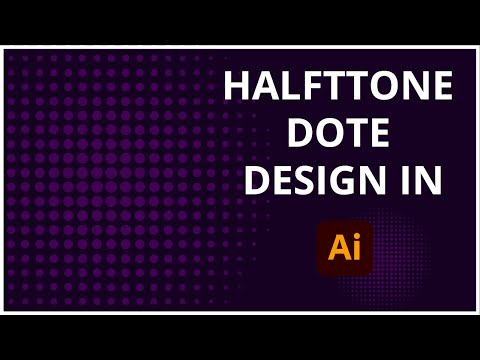 How to Make Halftone Dote Design in Illustration
