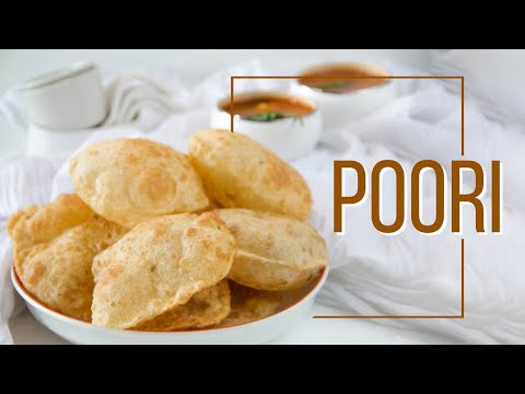 How to Make Poori | Puri Recipe (Urdu Hindi) | Poori Dough Recipe