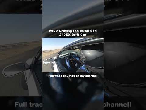 Turbocharged S14 240SX Drift Car on a Desert Track