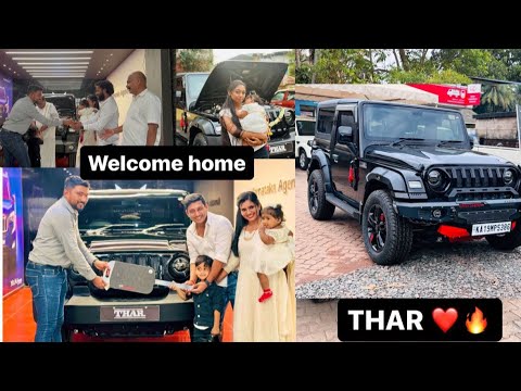 Welcome home #thar #mahindrathar #tuluvlogger 😍😍