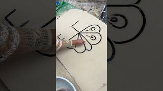 magic  dust  how to draw peacock in easy method #shorts