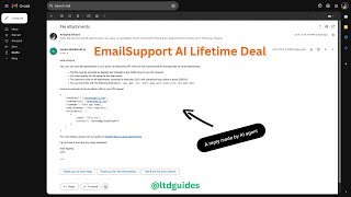 EmailSupport AI Lifetime Deal - Automate your support emails with AI