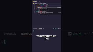 Destructuring with Defaults in Javascript – Cleaner Code in Seconds #coding #programming #javascript