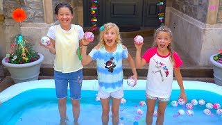 5 Surprise Pool Challenge with my FRIENDS!  Payton Delu