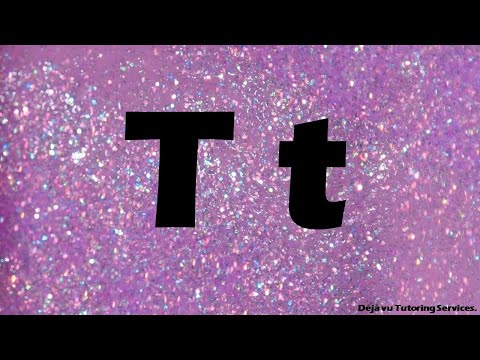 Deja Vu Tutoring Services. Letter T, t Funky Flashcard video. Letter T, t Funky Flashcards.
