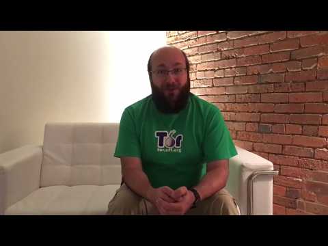 پیام Nick Mathewson از طرف پروژهٔ تور برای روز آزادی نرم‌افزار تهران