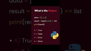 What is the output ? Comment your choice |python @pythoncodeguru