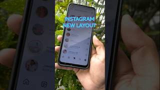 Instagram New Layout Update #shorts