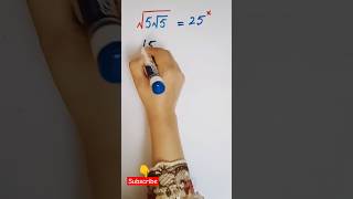 Nice Square root Exponent Math Simplification #math #shorts #exponents