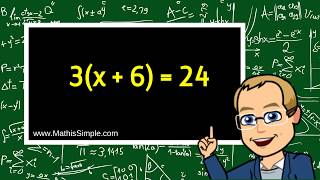 Simplifying Equations using Distributive Property | Expressions & Equations | Grade 6
