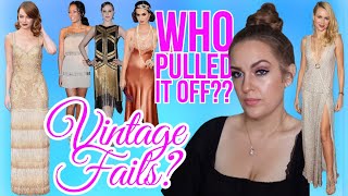 TOP 10 MOST SENSATIONAL VINTAGE RED CARPET LOOKS #1920 #Vintage #vintagefashion #vintagestyle #new