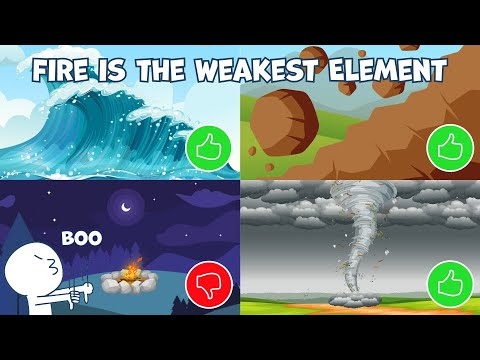 Why Fire is the Weakest Element - Science Explains