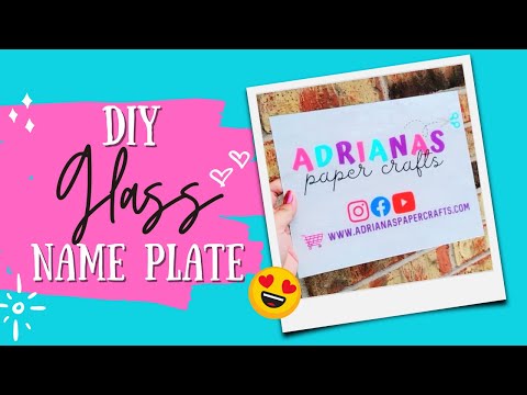 I Made A Nameplate! | Koala Clear Vinyl Sticker Paper Review!