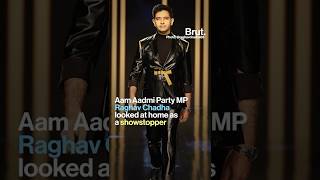 When AAP MP Raghav Chadha surprised his fans as he became a showstopper at Lakme Fashion Week…