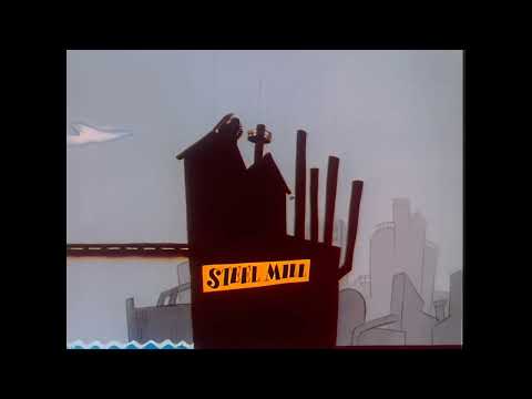 1940s animation – Leapfrog economics in the Cold War - A.I.-Restored  – [ 4K60FPS | Audio Enhanced ]