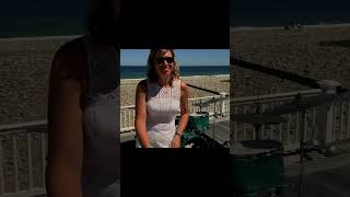 Sunny beach music!! #steeldrums #caribbeanmusic #soca #barbara #steelpan #steelrhythm #islandmusic