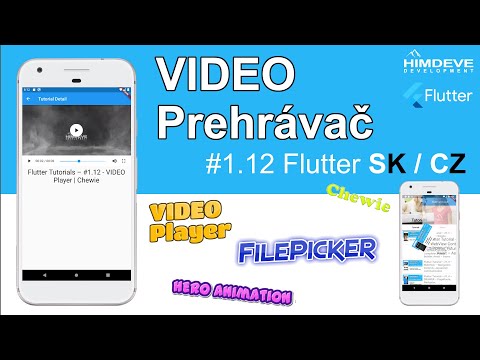 Flutter SK/CZ – #1.12 – VIDEO Prehrávač | Chewie
