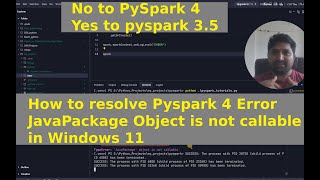 Fixing PySpark 'JavaPackage object is not callable' Error in PySpark (Complete Guide)