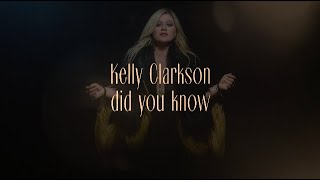 Kelly Clarkson - did you know (Official Lyric Video)
