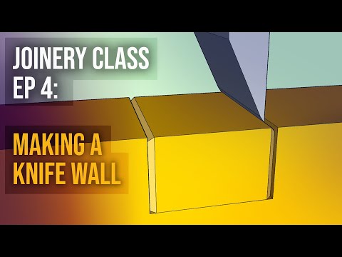 Joinery Class Ep 4: Making a Knife Wall