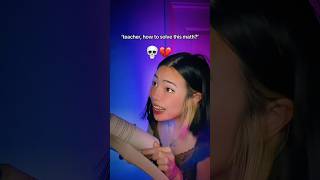 ‘How do you solve math?💔’teacher always do THIS #pov #foryouシ #fypviralシ #relatable #funny #shorts