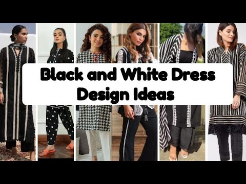 Black and White Dress Design || Black and White Dress Design Ideas  2023  @outfitideaswithmannat​