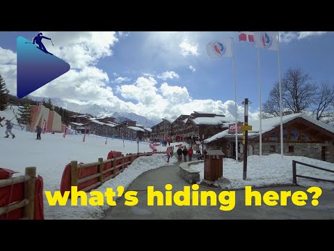 Arc 1800 Walking Tour | Explore Les Arcs Ski Resort in 4K (France) | Ski Resorts walks