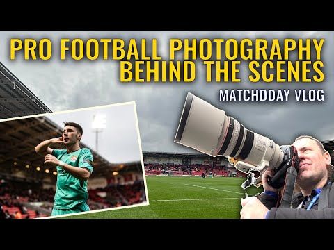 Day in the life sports photographer | Pro football photography