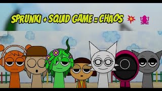 Sprunki SQUID GAME Mode 🦑🟥 | Red Light, GREEN BEAT?! 🔥🎧